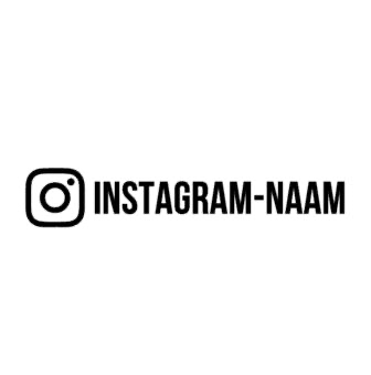 instagramnaam sticker